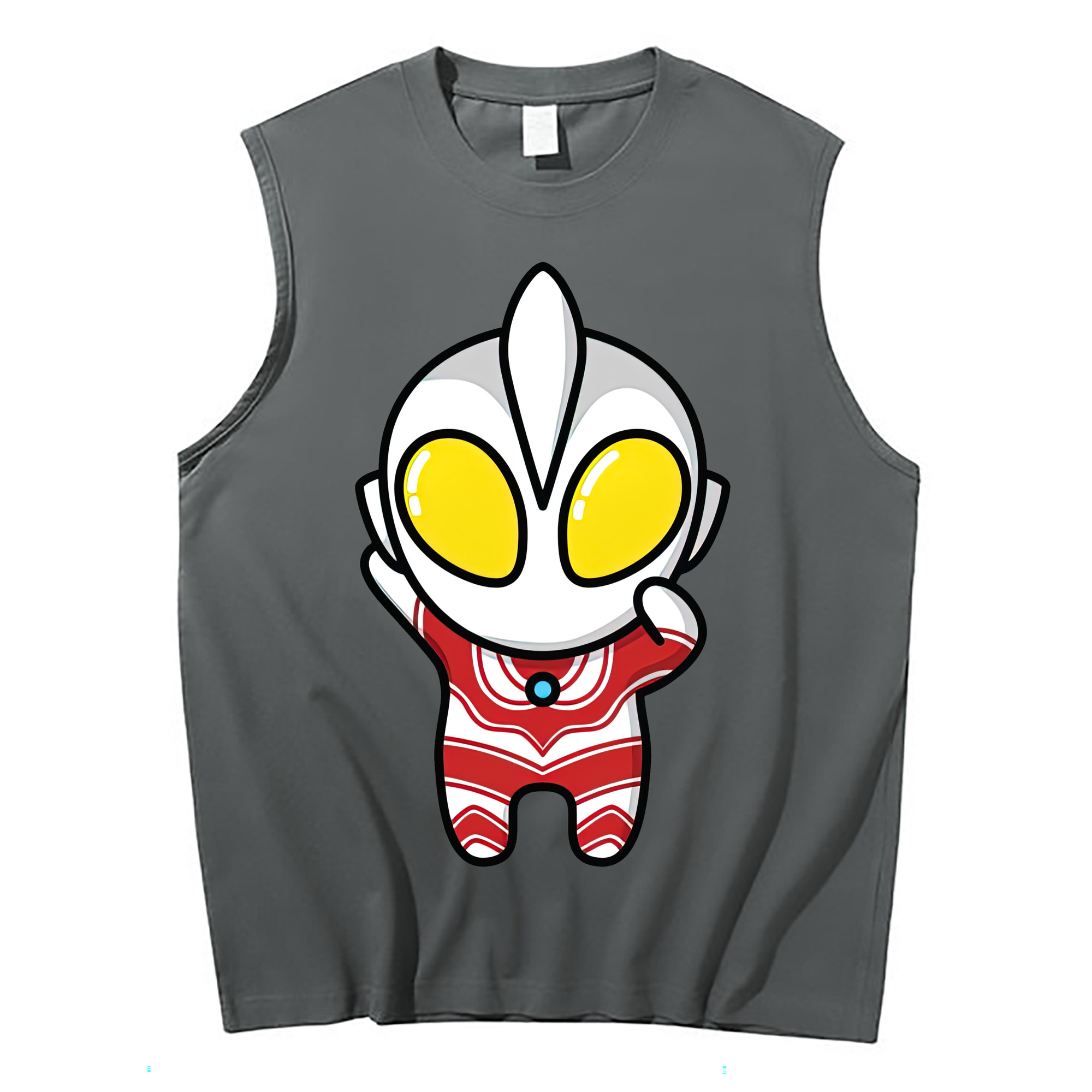 （画像用） ウルトラマン Ultraman コットン100％タンクトップ（フロントプリント）